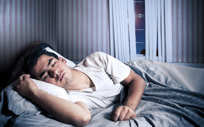 Sleeping man